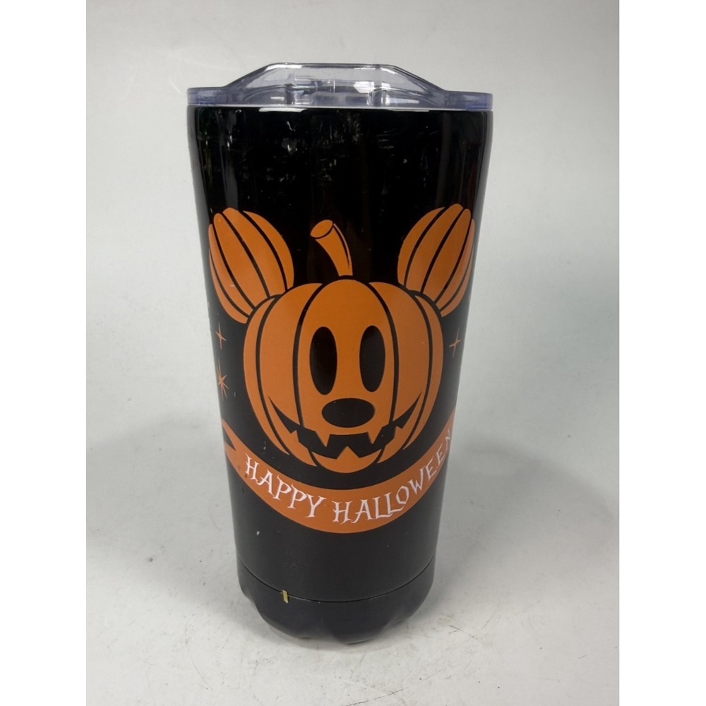Disney Mickey Mouse Pumpkin Happy Halloween Travel Tumble Cup